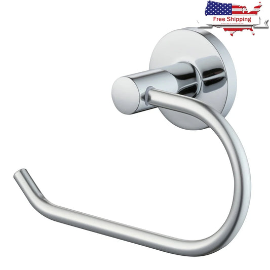 XMSJ Modern Round Toilet Paper Holder Sleek Design Durable