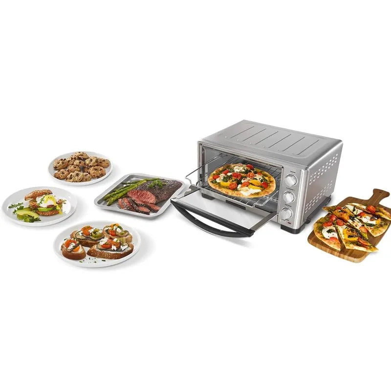 XMSJH Toaster Oven Broiler 1800W Stainless Steel Countertop