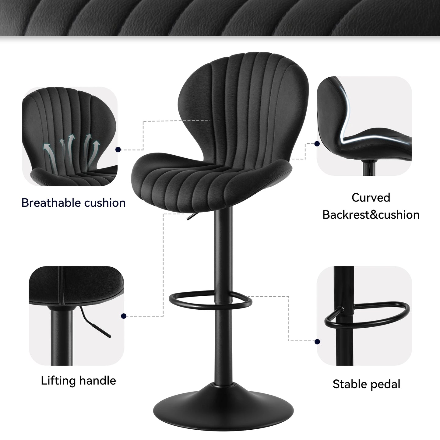 General Modern Living Room Chairs Set 2 Pcs Rotating