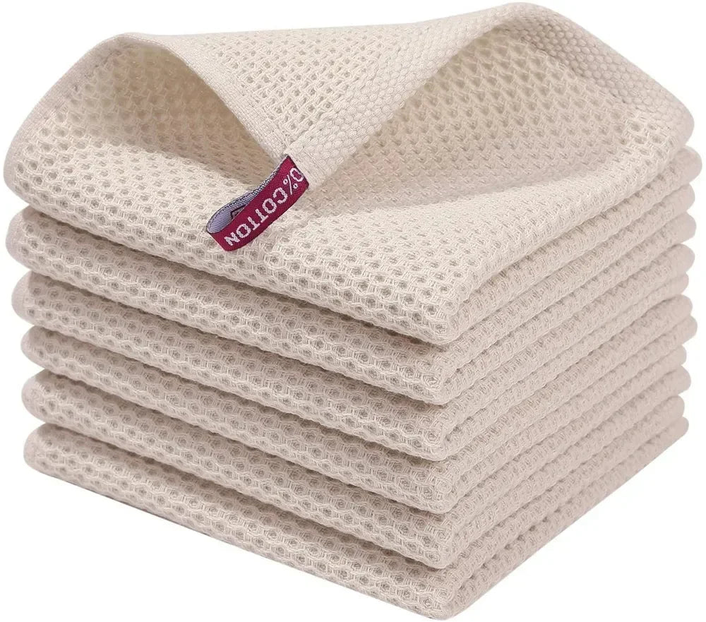 Guizhou Jiangsu Cotton Waffle Dishcloths Absorbent