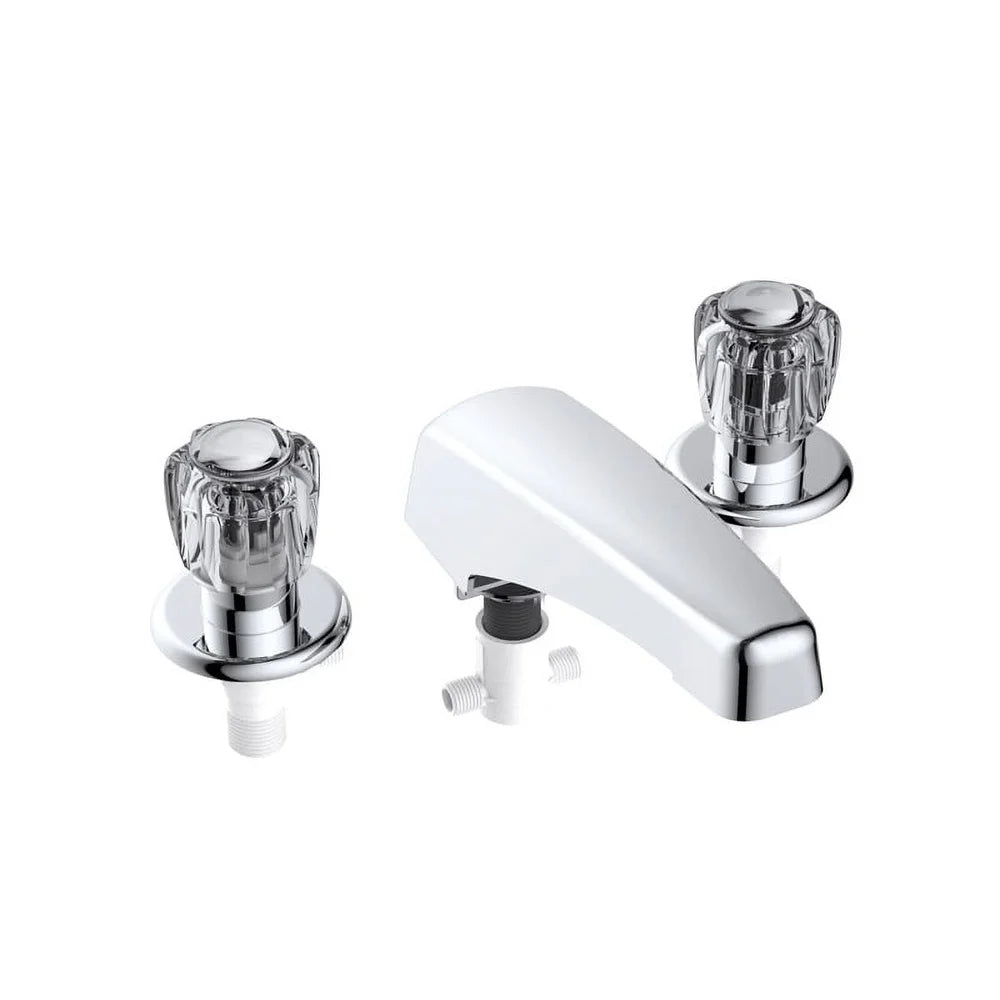 XMSJ Classic Two Handle Tub Faucet Chrome Plated Fixture