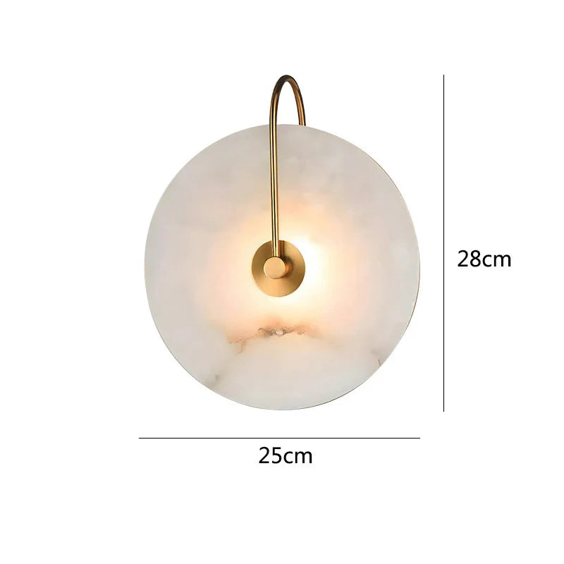 Nordic Marble Wall Lamp LED Sconce For Living Room