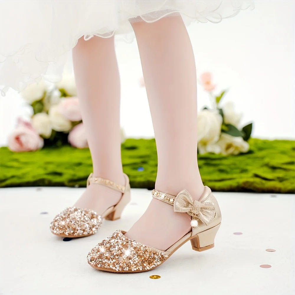 Complete Home Apparel Kids Girls Heel Sandals Sequin