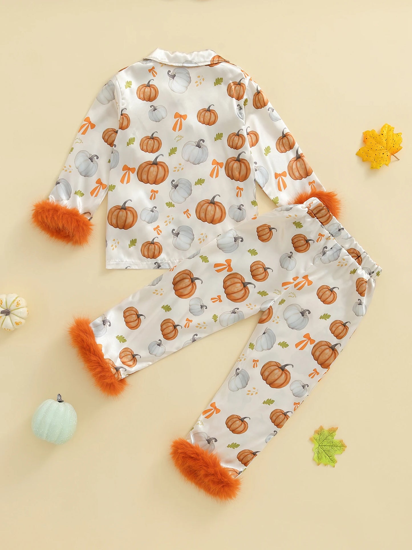 Guangdong Christmas Satin Pajama Set For Girls Festive Bow