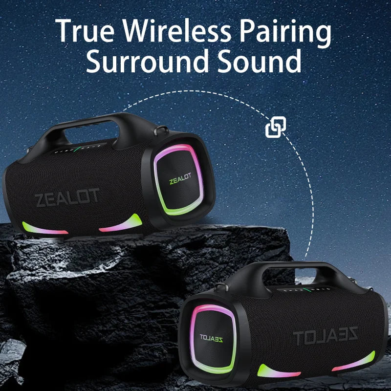 Zealot S79 100W Wireless Outdoor Speaker Dual Pairing