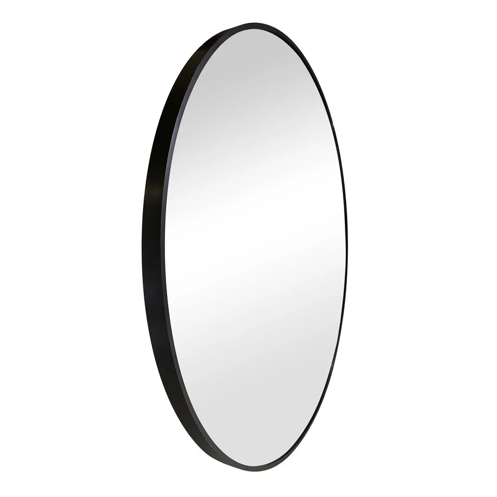 XMSJ Round Wall Mirror Modern Foyer Bathroom Decor Accent