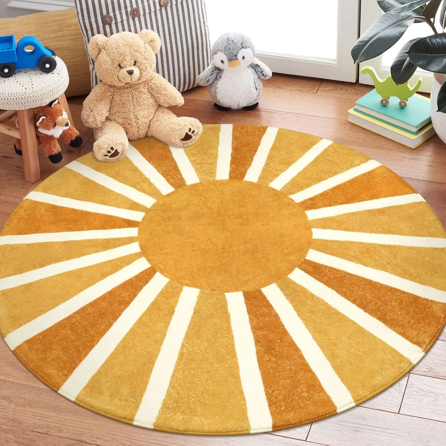 Soft Anti Slip Circular Carpet For Sofas And Home Use