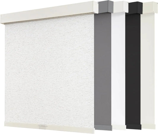 XMSJ Blackout Cordless Roller Shades For Home Windows