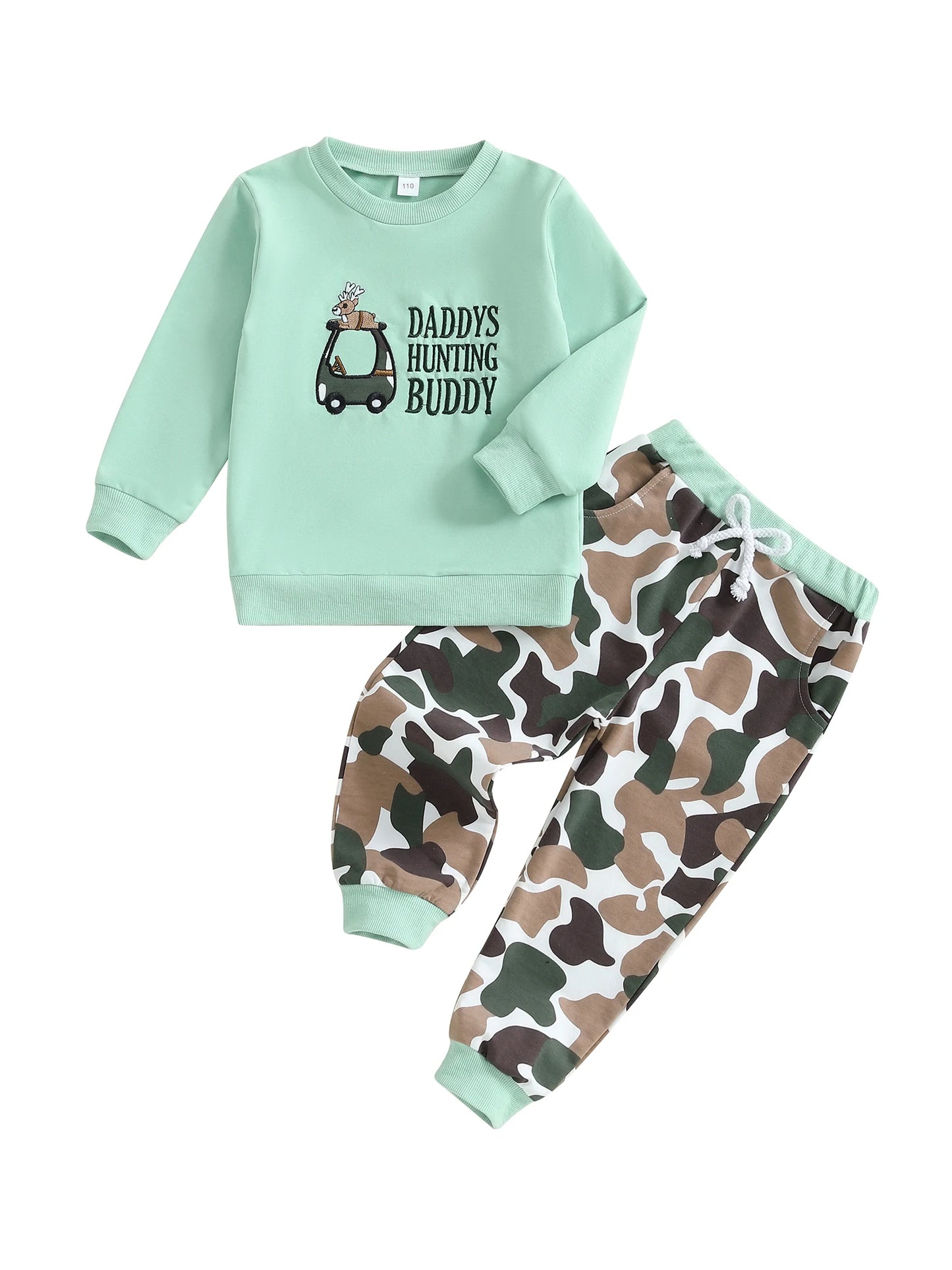 Guangdong Boys 2 Piece Cozy Graphic Tee Joggers Outfit