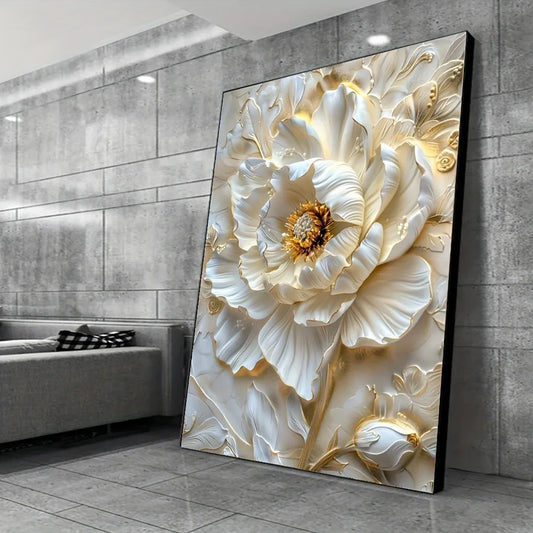 Hign-concerned Abstract Floral Canvas Prints Wall Decor