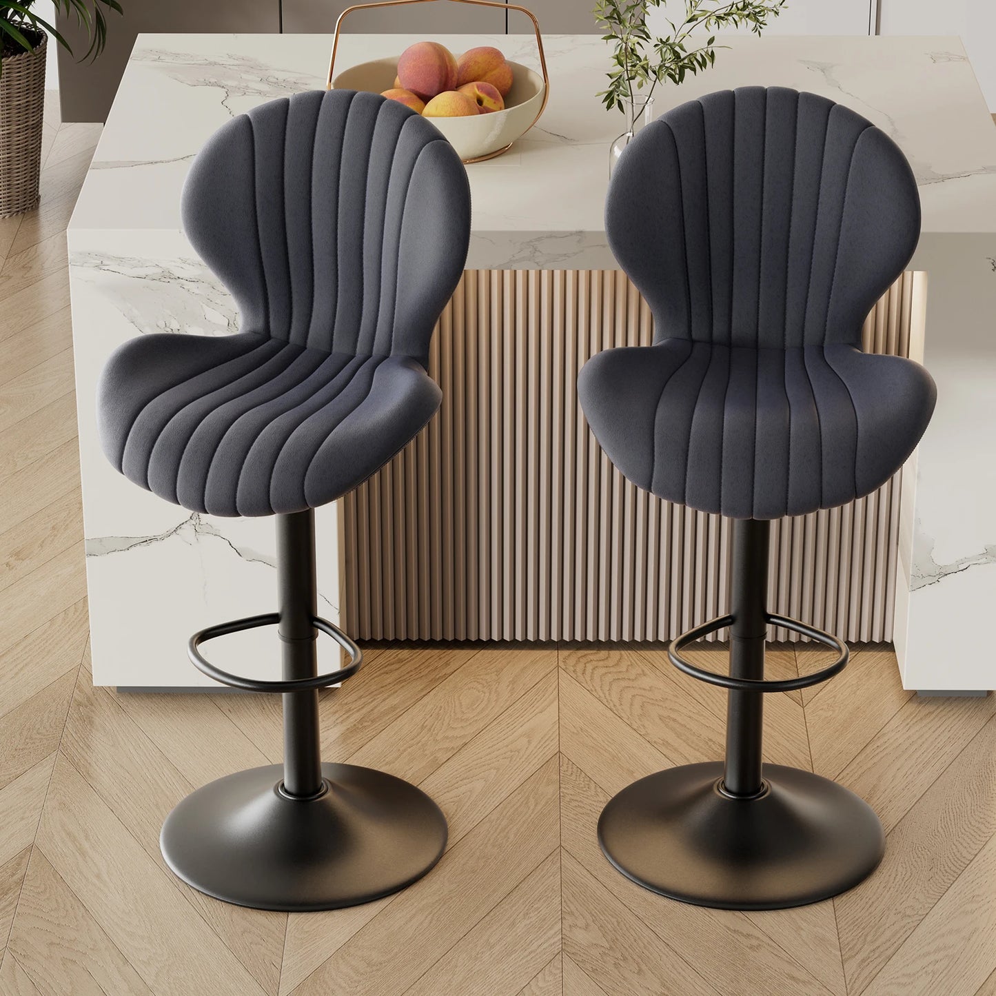 General Modern Living Room Chairs Set 2 Pcs Rotating