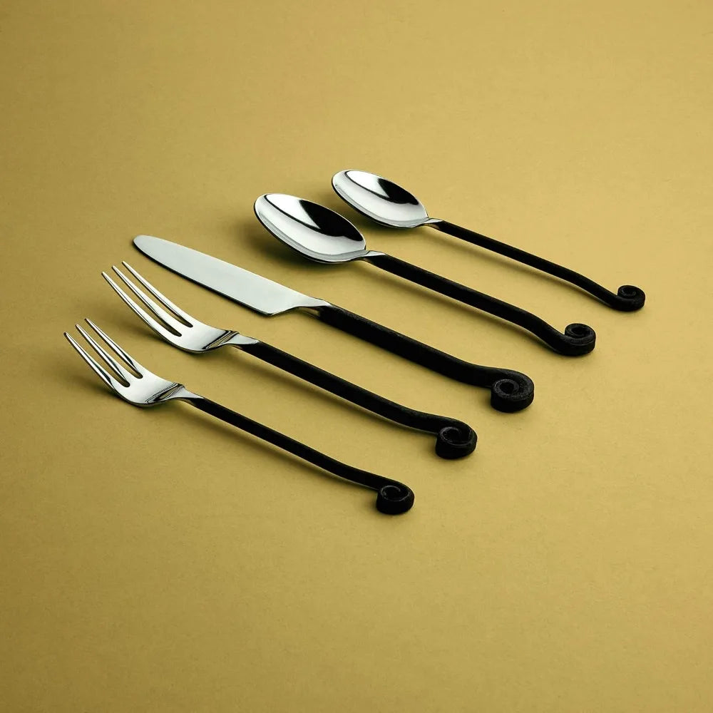 Treble Clef Stainless Flatware Set Knife Fork Spoon