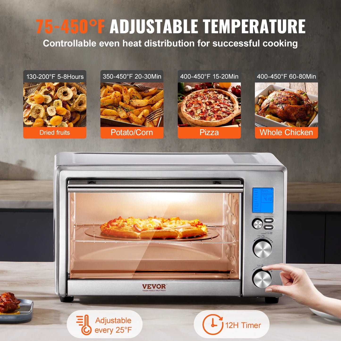 SucceBuy ThirteenInOne Air Fryer Toaster Oven Countertop