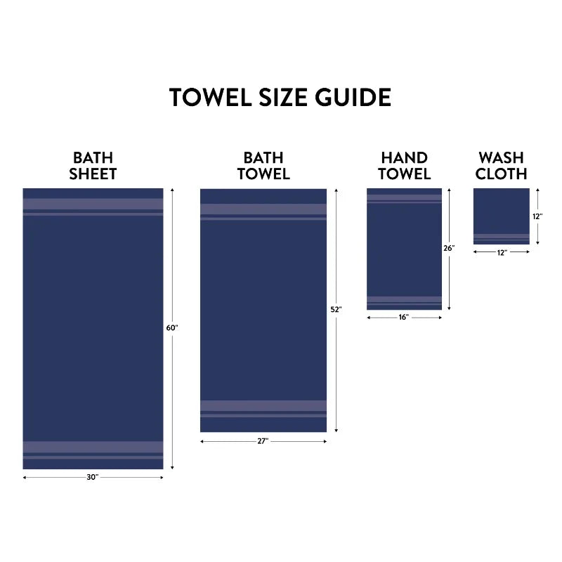 Guangdong Cotton Towel Set 18 Piece Soft And Absorbent