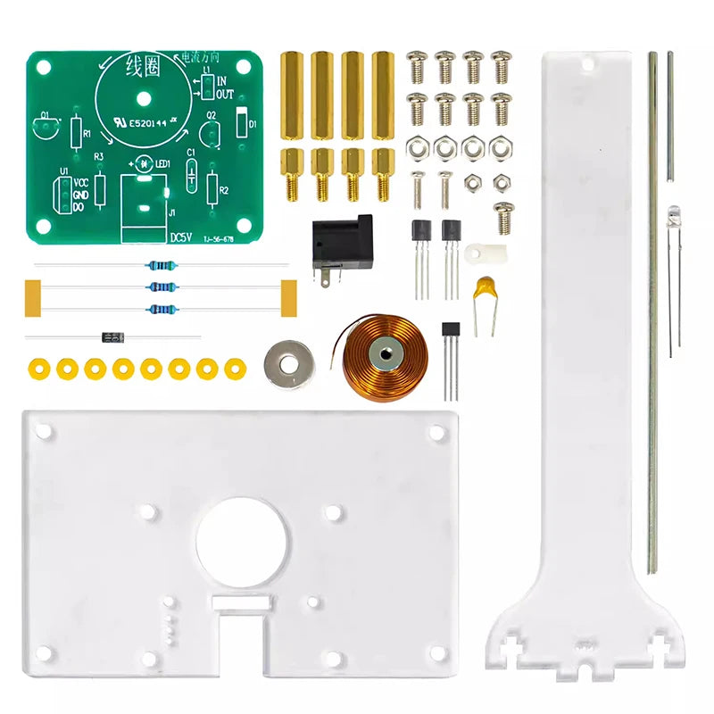 DIY Electromagnetic Swing Induction Kit PCB Teaching