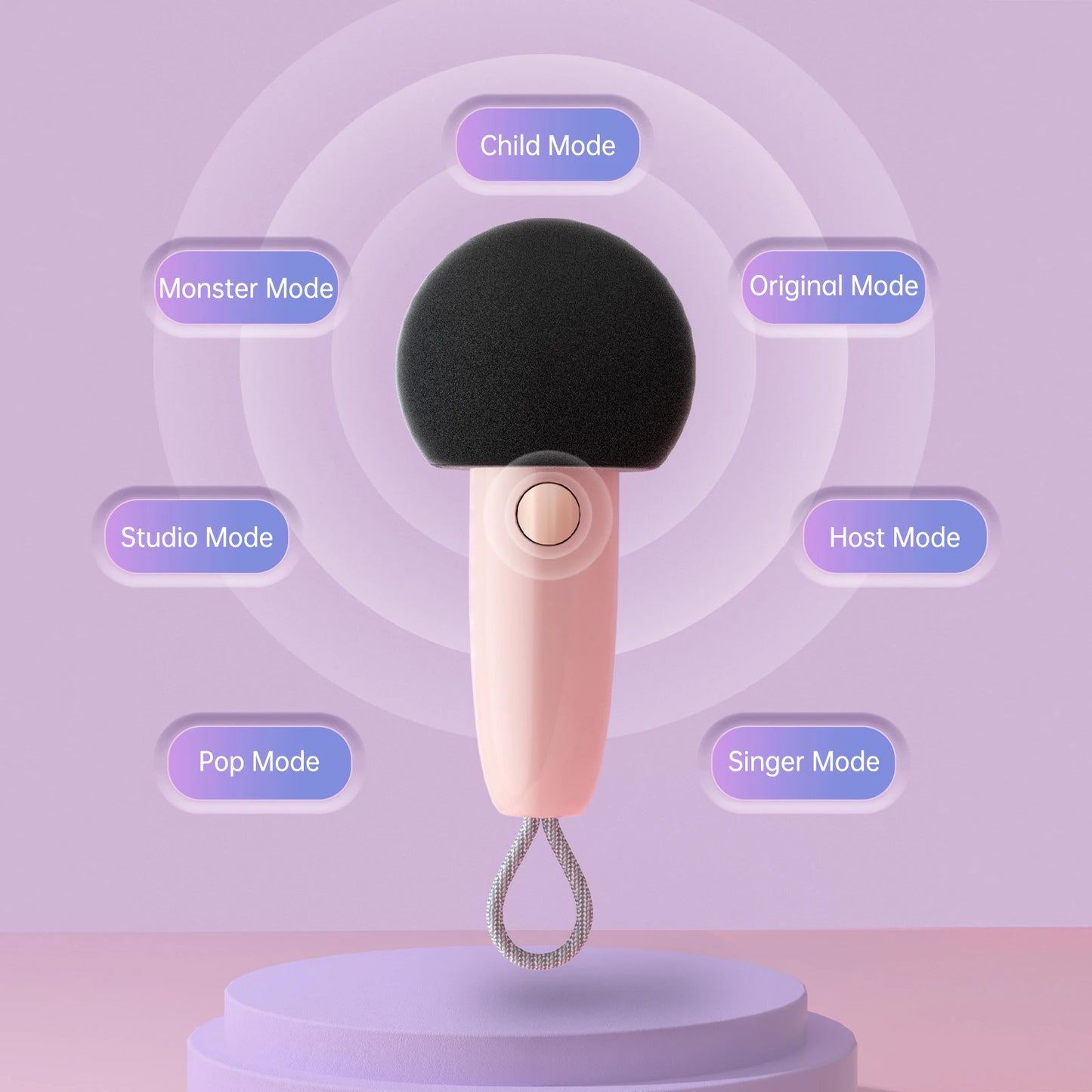 Divoom Fairy OK Retro Mini Karaoke Speaker With Microphone