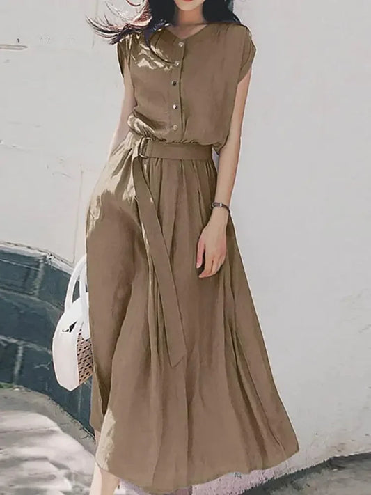 ZANZEACN Women Elegant Summer Sundress Casual Dress