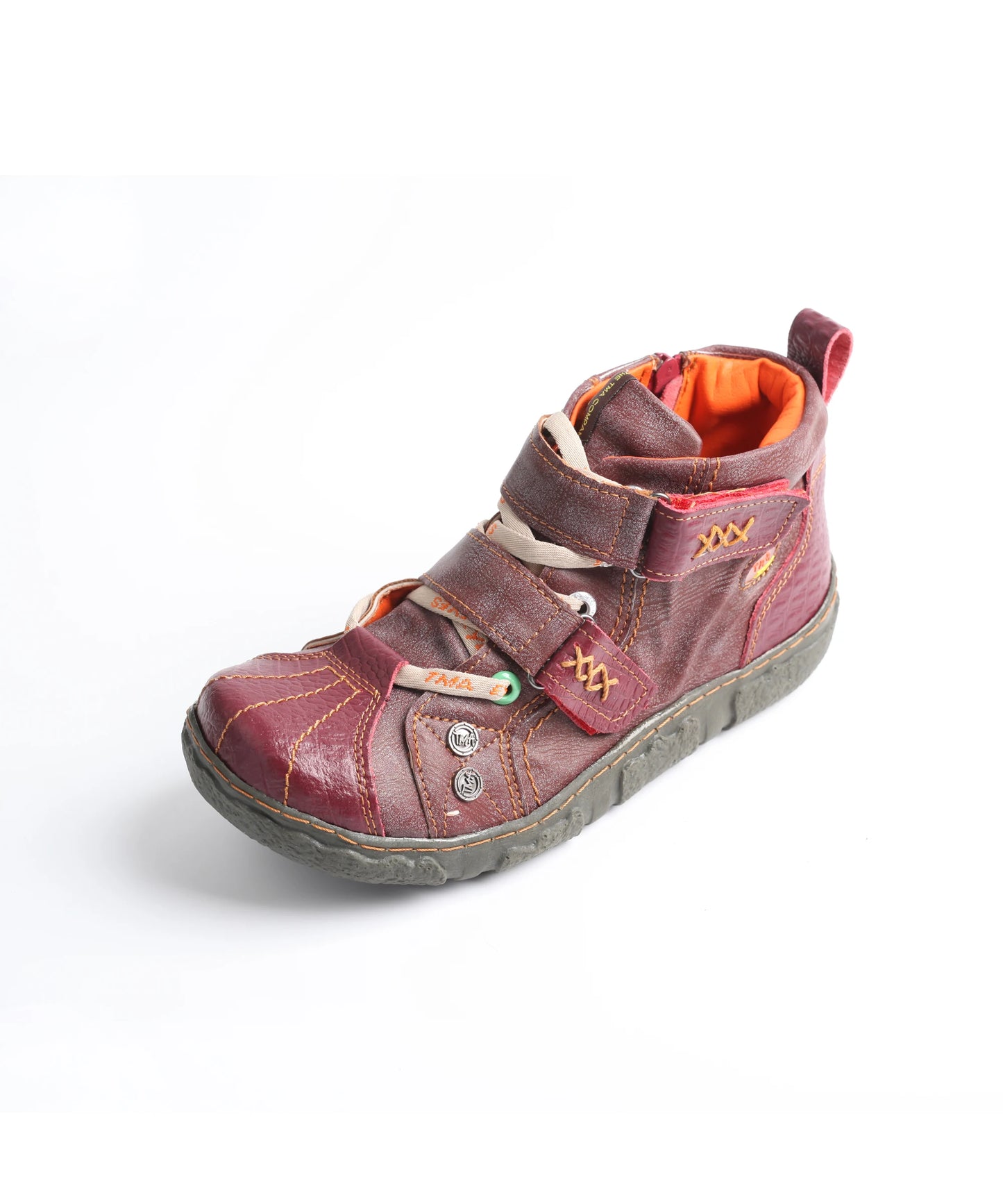 TMA EYES Women's Ankle Boots PU Leather Fashion Footwear