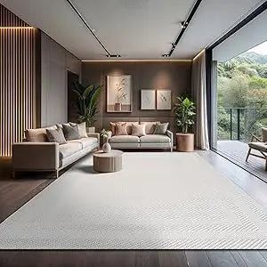 Hign Concerned Modern Rug Luxury Swirl Curved Area Rug