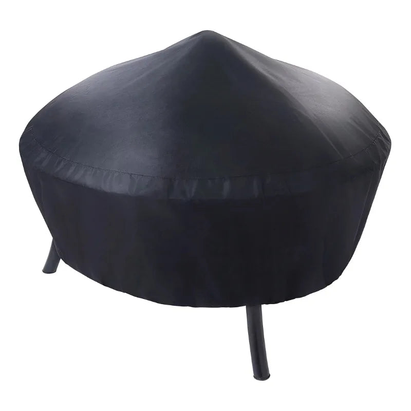 Folded Outdoor Fire Pit Round Iron Wood Burning Backyards