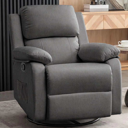 Complete Home and Apparel Recliner Chair 360 Swivel Rocker
