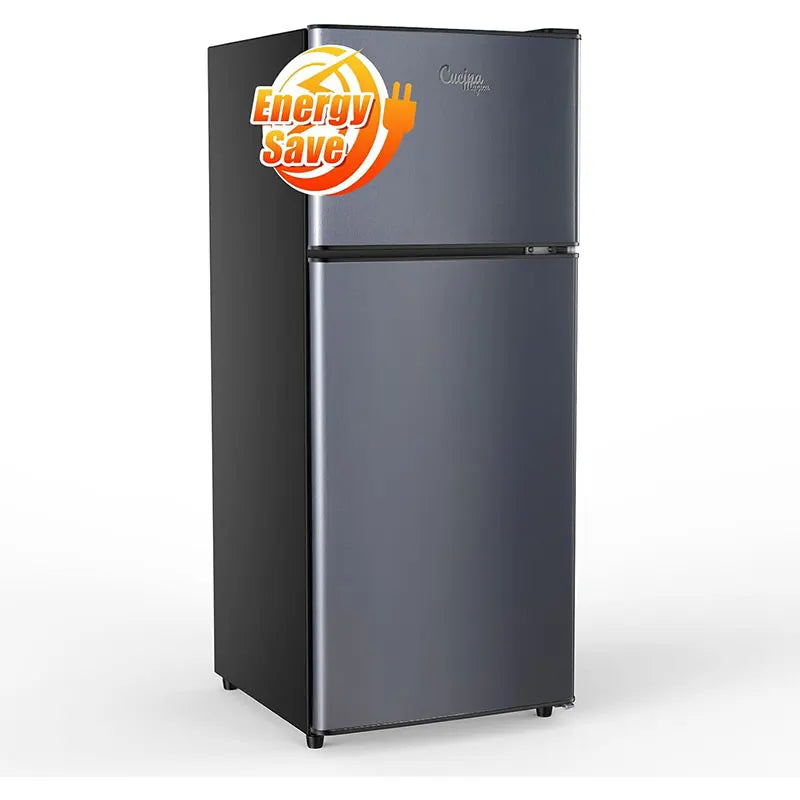 Krib Bling Mini Refrigerator With Freezer Double Door Dorm