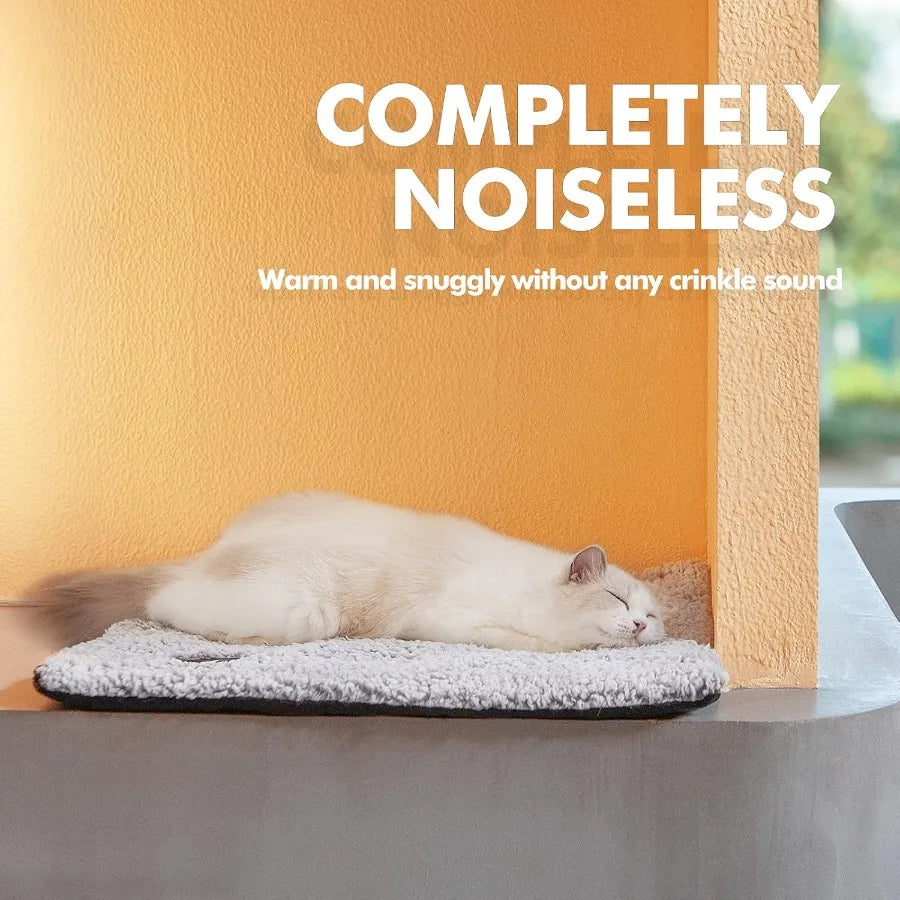 Self Warming Cat Bed Pet Mat Thermal Indoor Outdoor Use