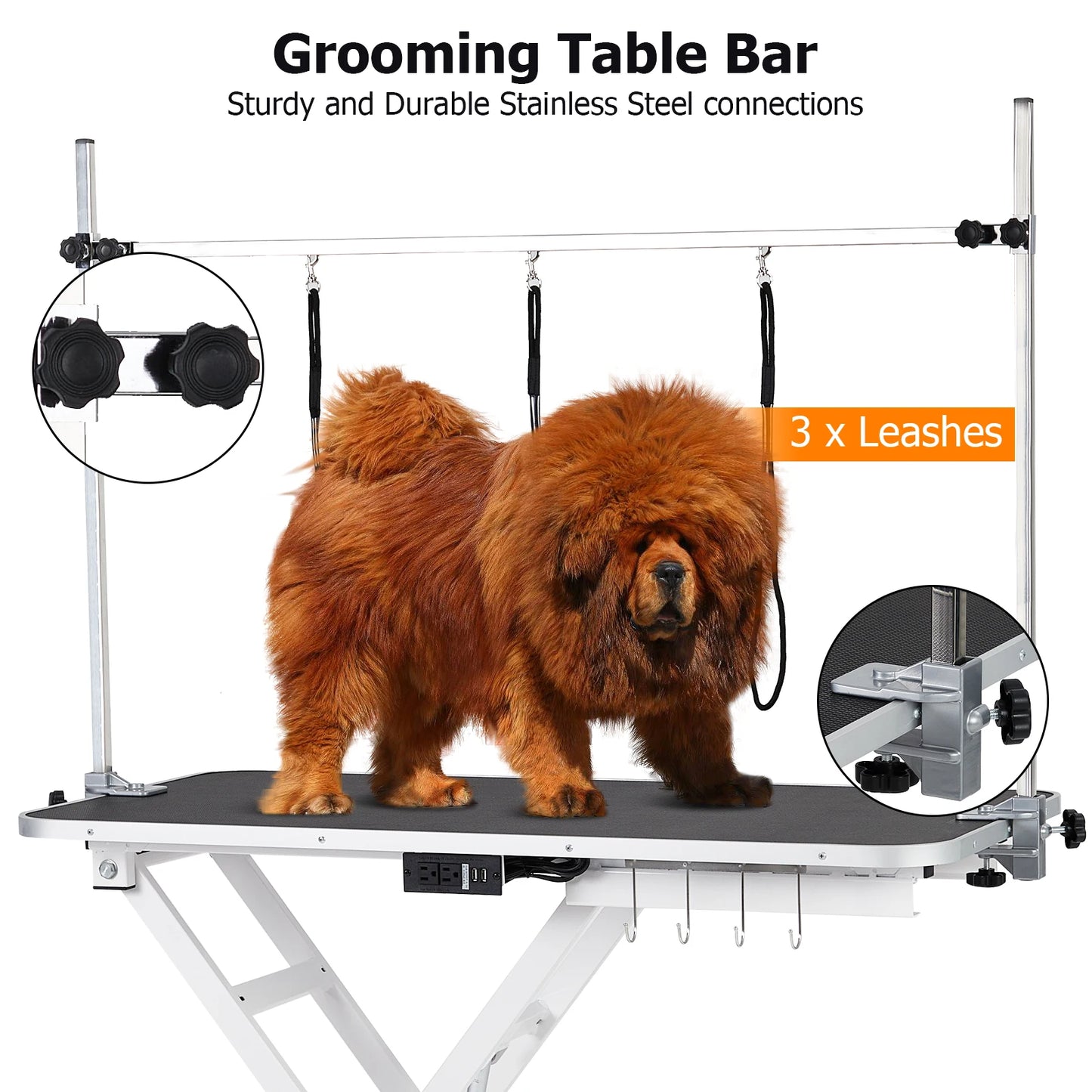 Twister.CK Electric Lift Dog Grooming Table For Large Dogs