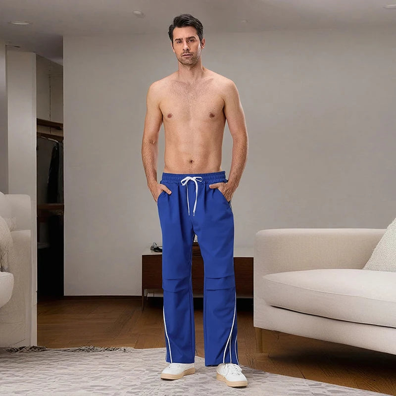 Hirigin Men Joggers With Adjustable Drawstring Waistband