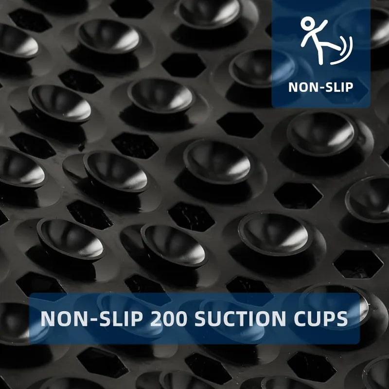 Hign-concerned Long Non Slip Bath Mat With Suction Cups