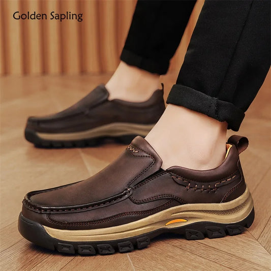 Golden Sapling Men Loafers Casual Shoes Comfort Platform