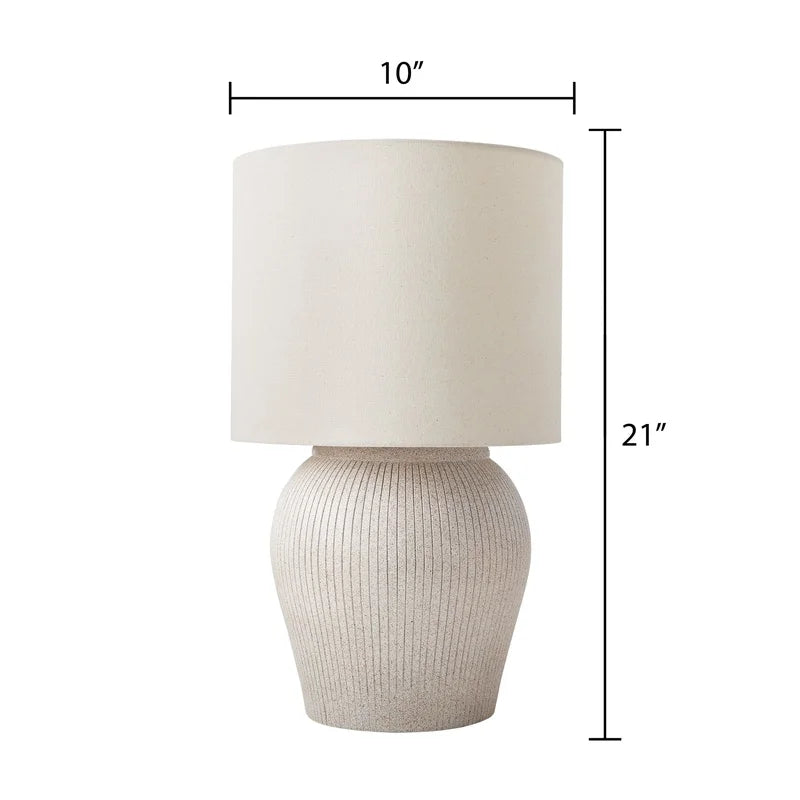 XMSJ Table Lamp With Shade Modern Style Decor Lighting