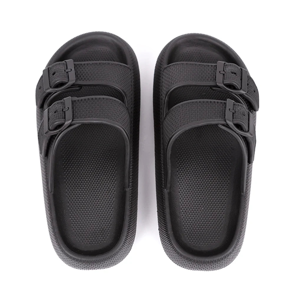Cloud Slides Non Slip Bathing Slippers Adjustable Buckles EVA