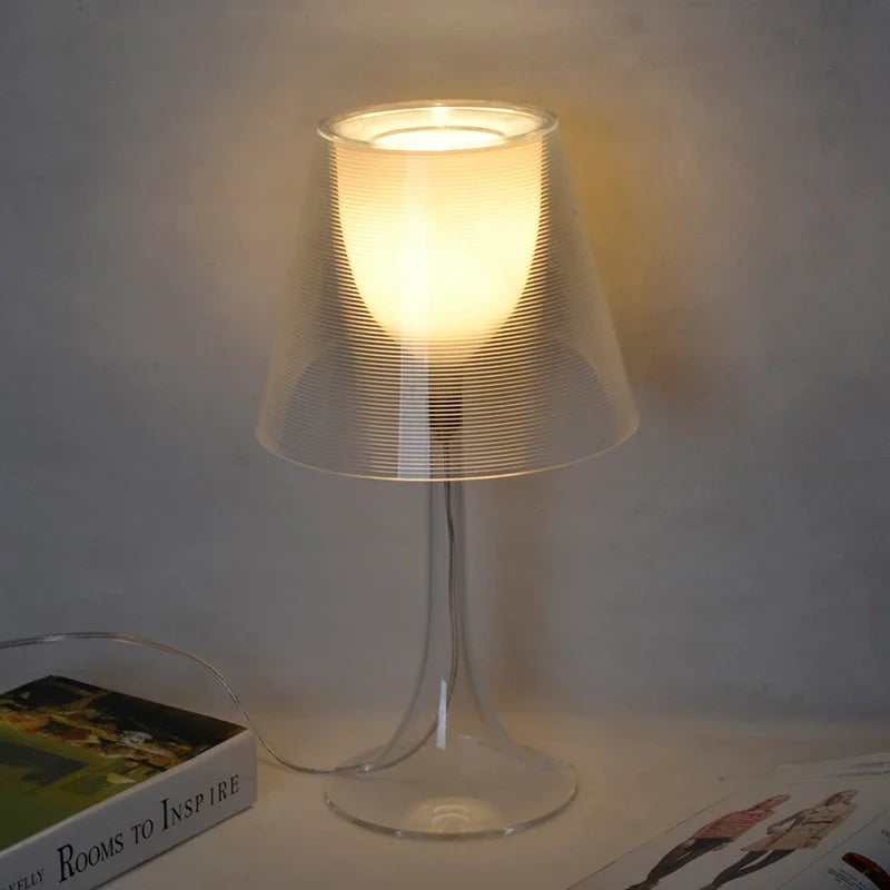 Modern Transparent Acrylic Table Lamp For Living Room