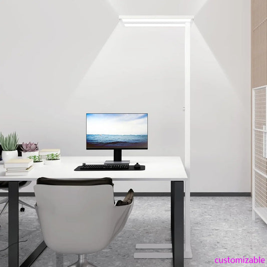 XMSJ Led Floor Lamp Dimmable Eye Care Reading Light