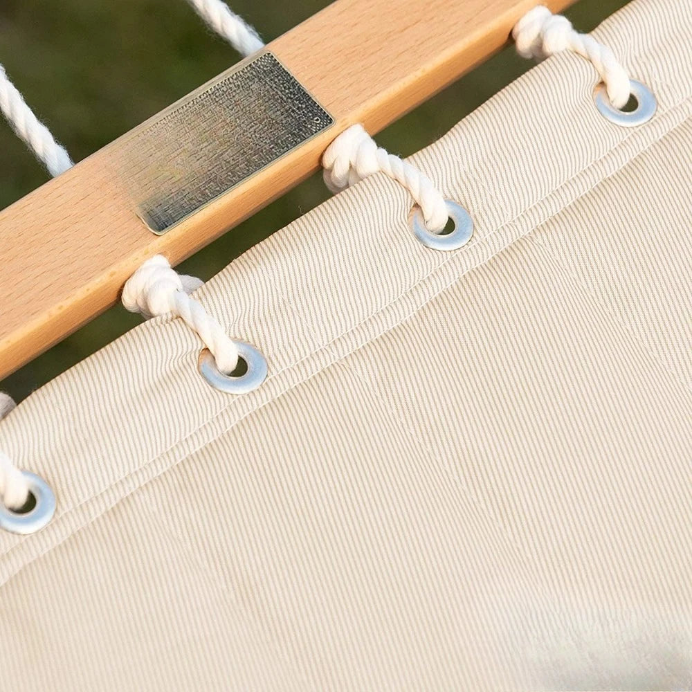 Hign-concerned Double Quilted Fabric Hammock With Pillow
