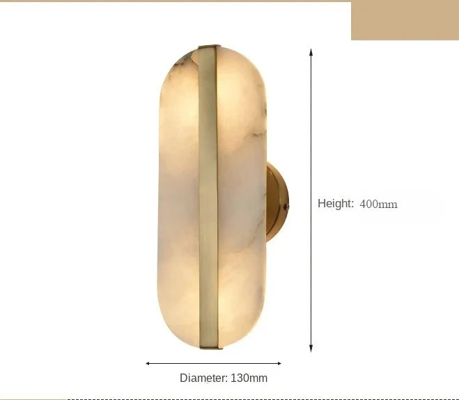 Nordic Marble Wall Lamp LED Sconce For Living Room