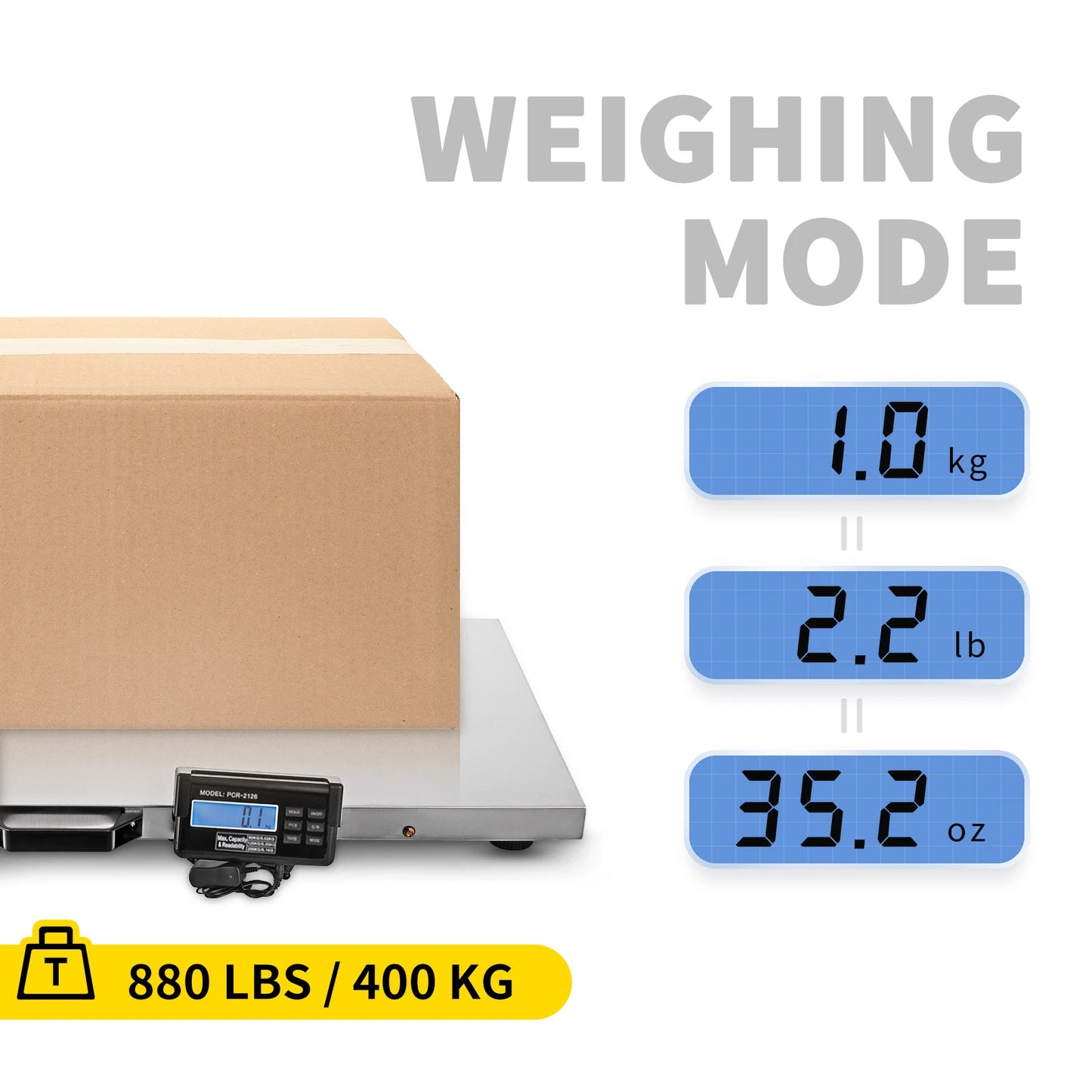 SucceBuy 880 1100 Lbs Digital Livestock Scale Stainless