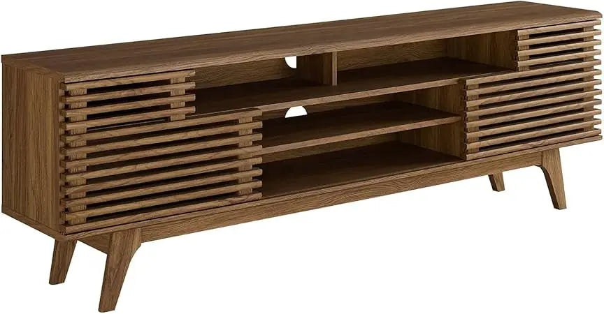 Mid Century Modern Low Profile Media Console TV Stand