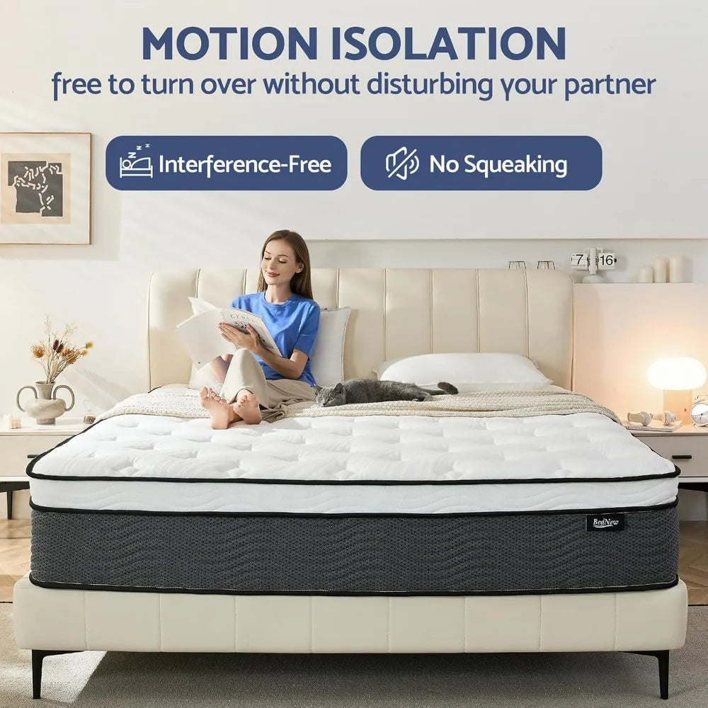 Angduo Hybrid Mattress With Pocket Springs For Support