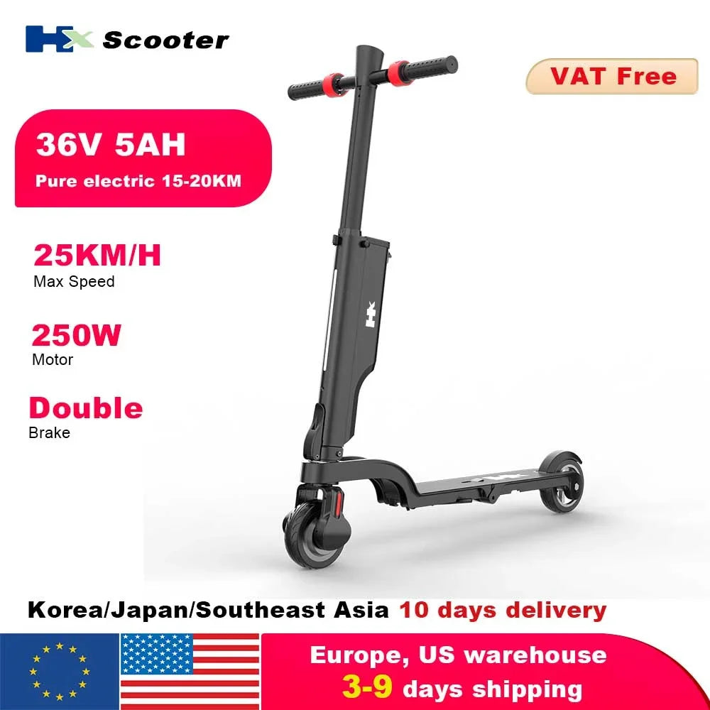 HX X6 Foldable Electric Scooter 350W 36V Escooter Adults