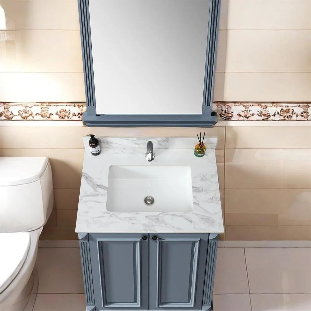 Capacity Sintered Stone Vanity Top With Undermount Sink