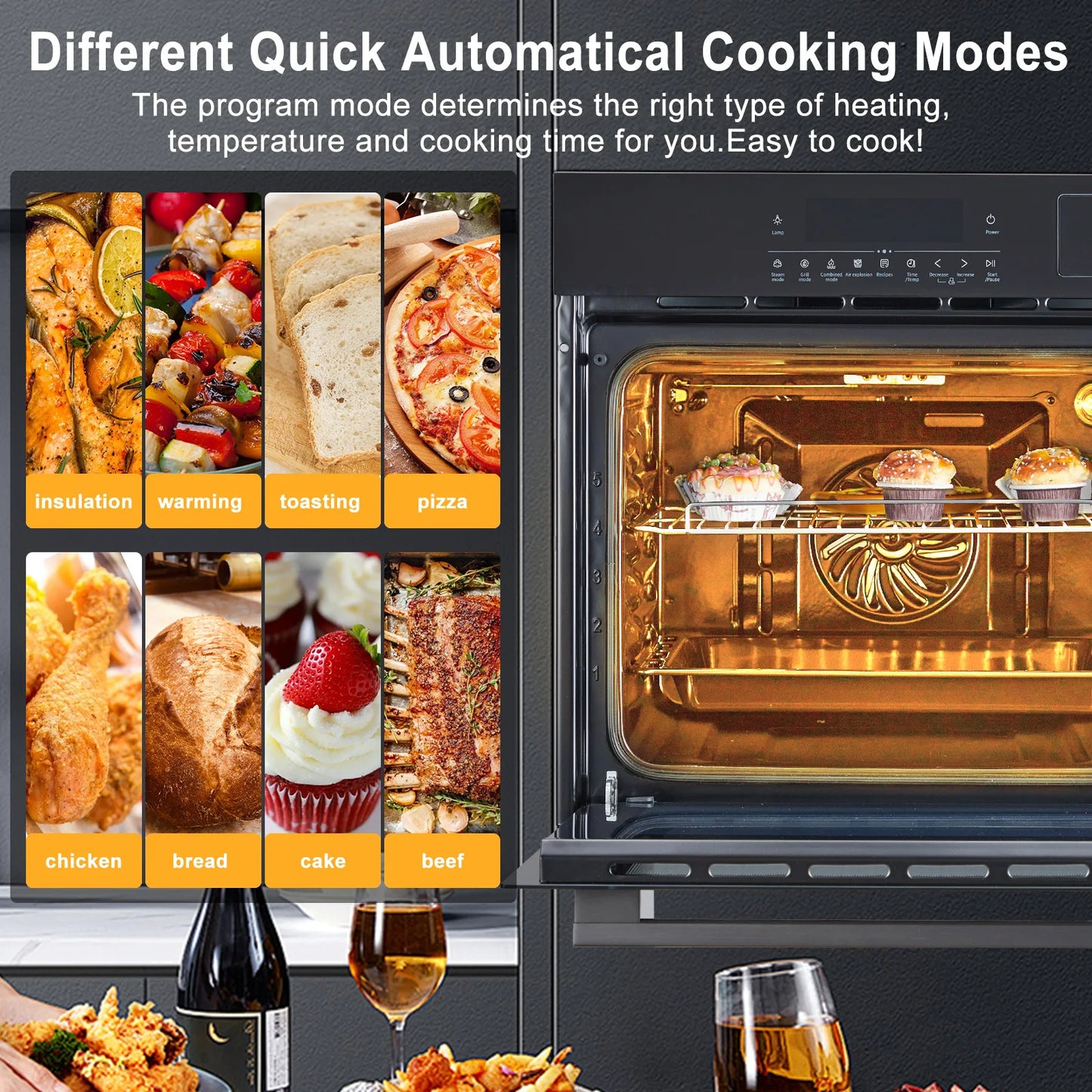 Complete Home And Apparel Electric Wall Oven With Air Fry
