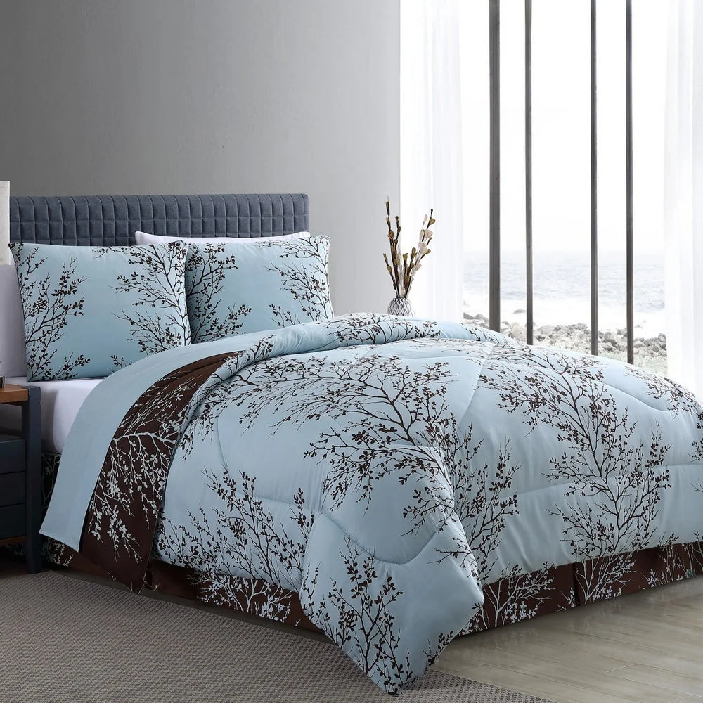 Dutrieux Reversible Comforter Bedding Set With Sheets Shams