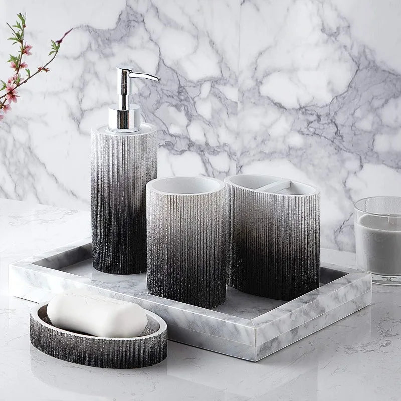 Hign Concerned Bath Decor Collection Four Piece Set Urbana