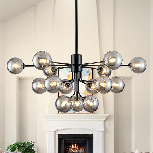 15 Light Sputnik Chandelier Modern Mid Century Pendant