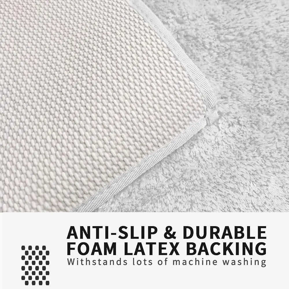 Complete Home And Apparel Non Slip Microfiber Bath Rugs