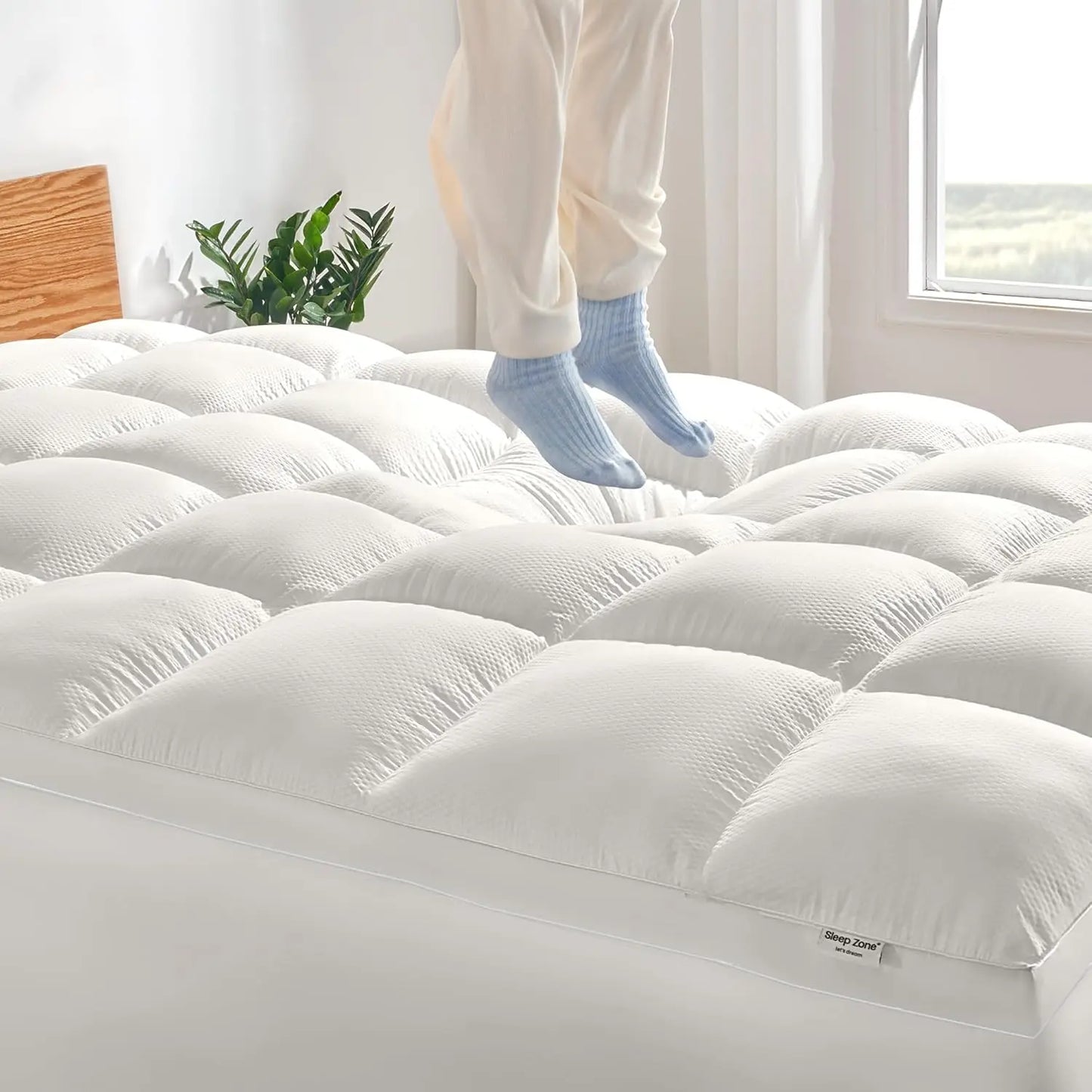 General Use Memory Foam Mattress Pad Topper For Back Pain