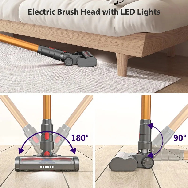 HAOYUNMA Cordless Vacuum Cleaner 6 In 1 Lightweight Stick