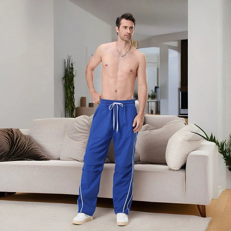 Hirigin Men Joggers With Adjustable Drawstring Waistband